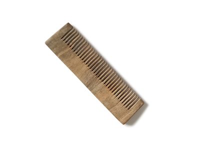 Neem Wood Pocket Comb 5"